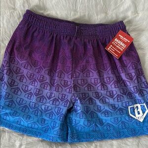 Kids Purple and Blue Shorts